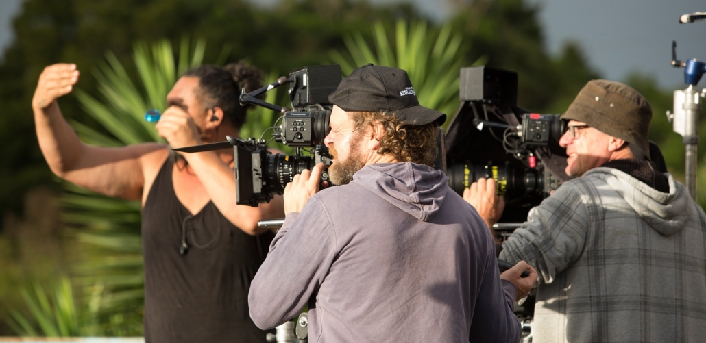 Bellbird crew on location